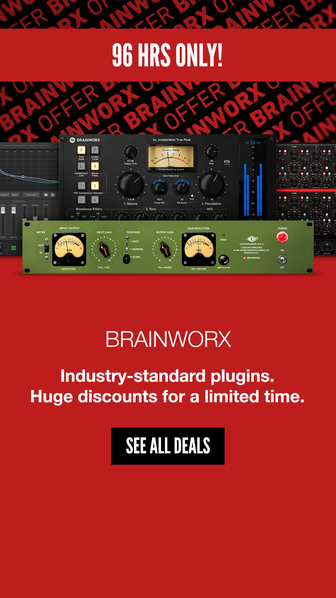 4 Brainworx Plugins Flash Sale