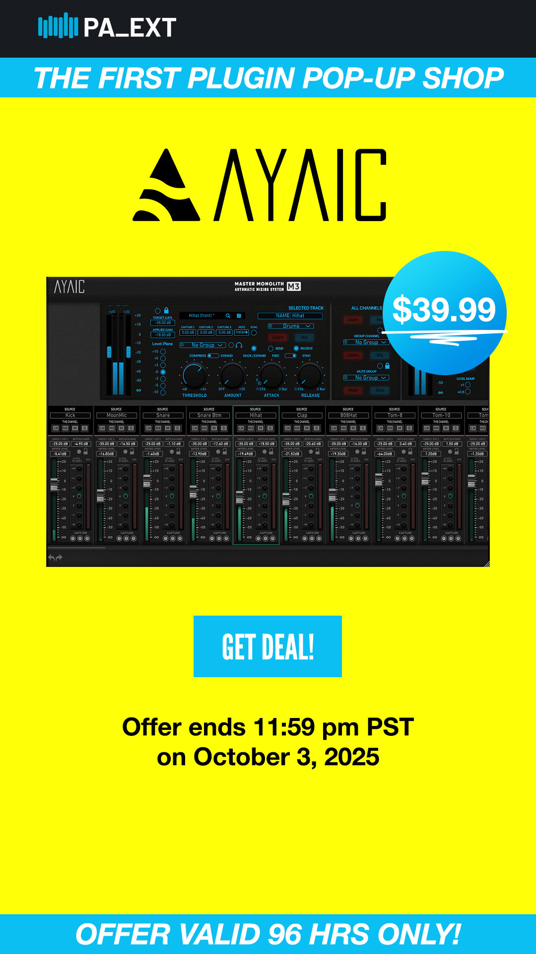 EXT AYAIC - M3 Master Monolith Mixer