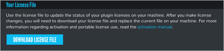 License File Download