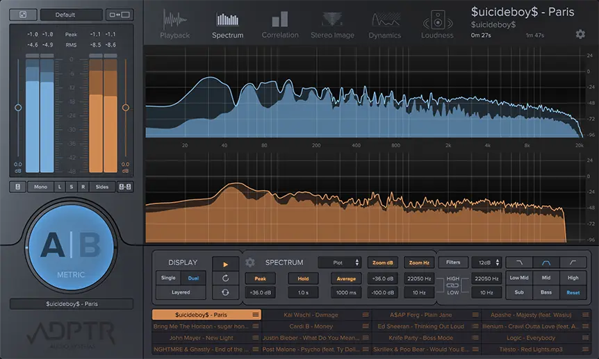 An image of ADPTR AUDIO's Metric AB